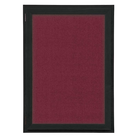 United Visual Products Outdoor Enclosed Combo Board, 72"x36", Black Frame/Black & Pearl UVCB7236ODB-BLACK-PEARL